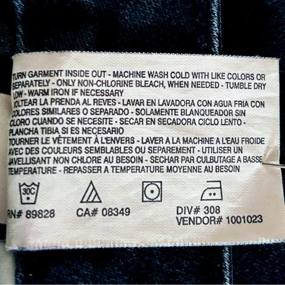 Nine West Cigarette Jeans, Size 16r/33, Dark Wash Blue Denim - Picture 13 of 14
